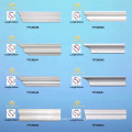 Polyuréthane (PU) Corniche au plafond